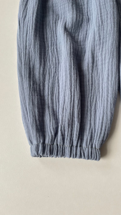 Relaxed unisex muslin trousers