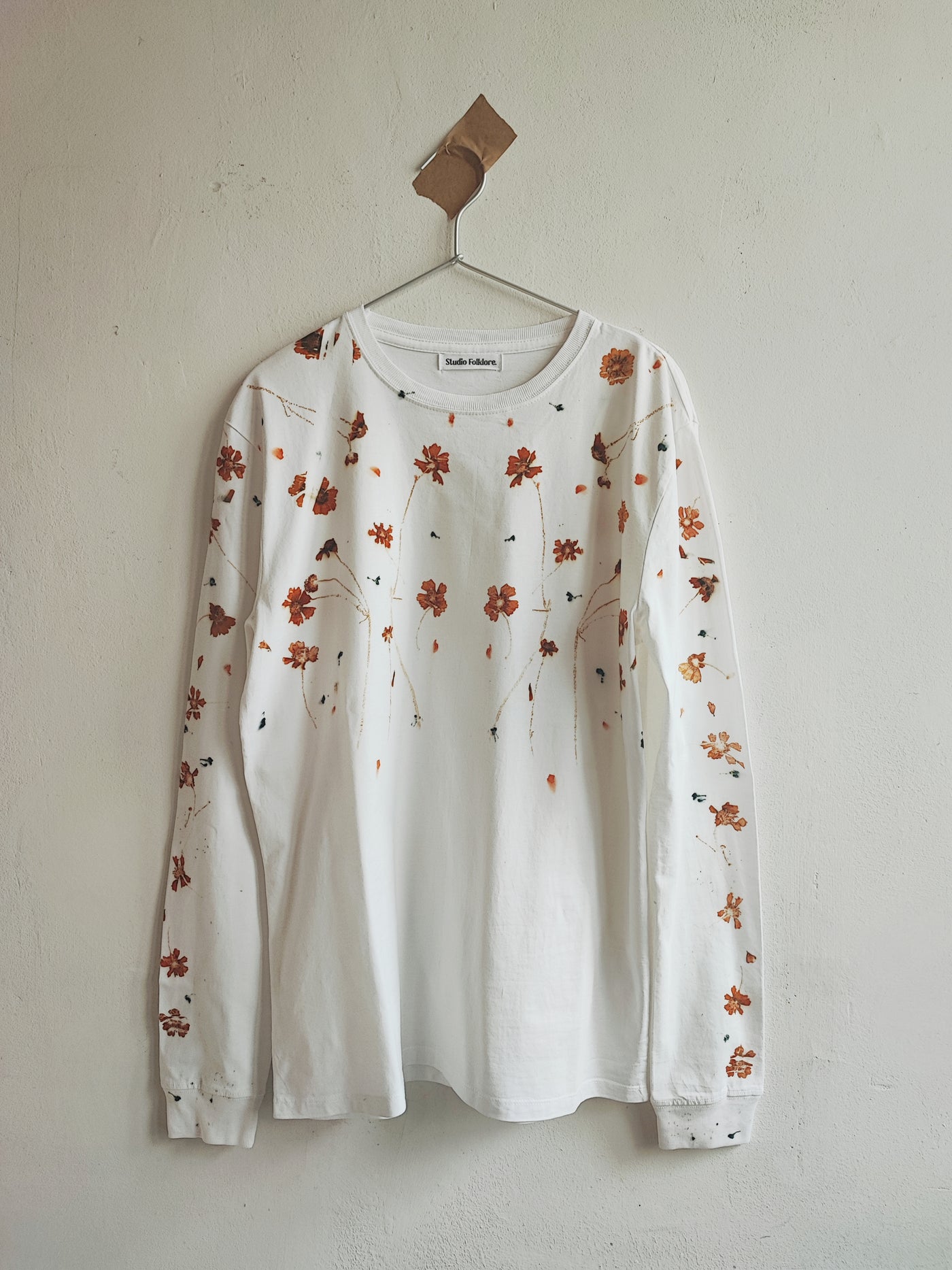 Natural flower dyed long sleeve / Limited Edition
