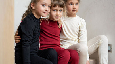 Merino wool long sleeve or bottoms. Buttermilk