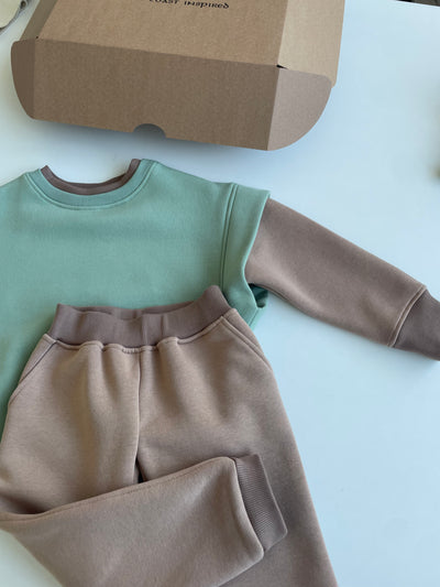 Organic 'Double layer' top. Zero waste project.
