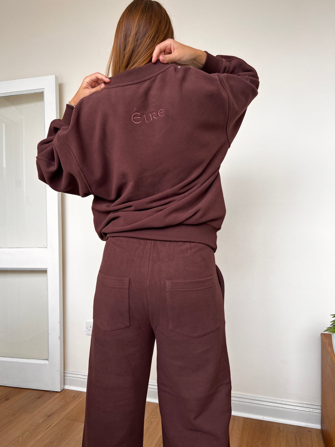 Crafted zipped jacket with Éire embroidery – Nina'sAtlantic.Studio