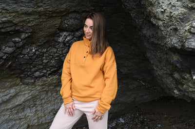 Women's Donegal Sunset collar neck top