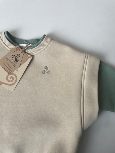 Organic 'Double layer' top. Zero waste project.