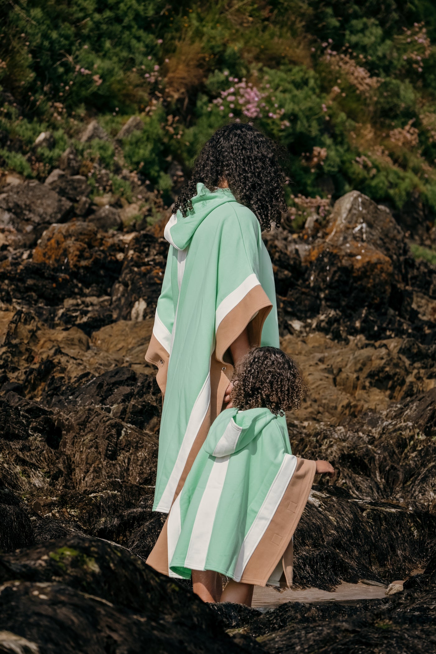 Women's Poncho 'Summer in Cork'
