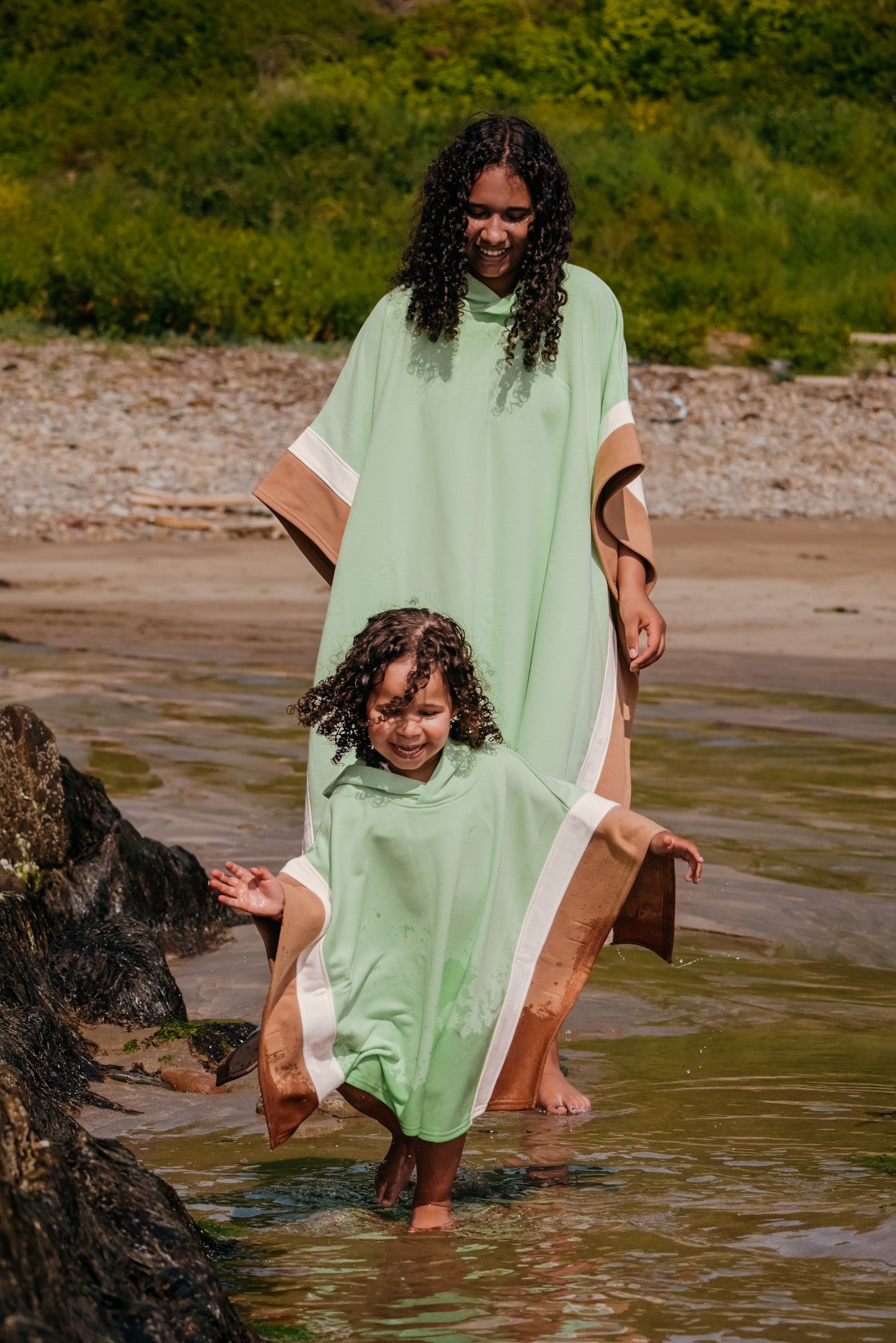 Women's Poncho 'Summer in Cork'