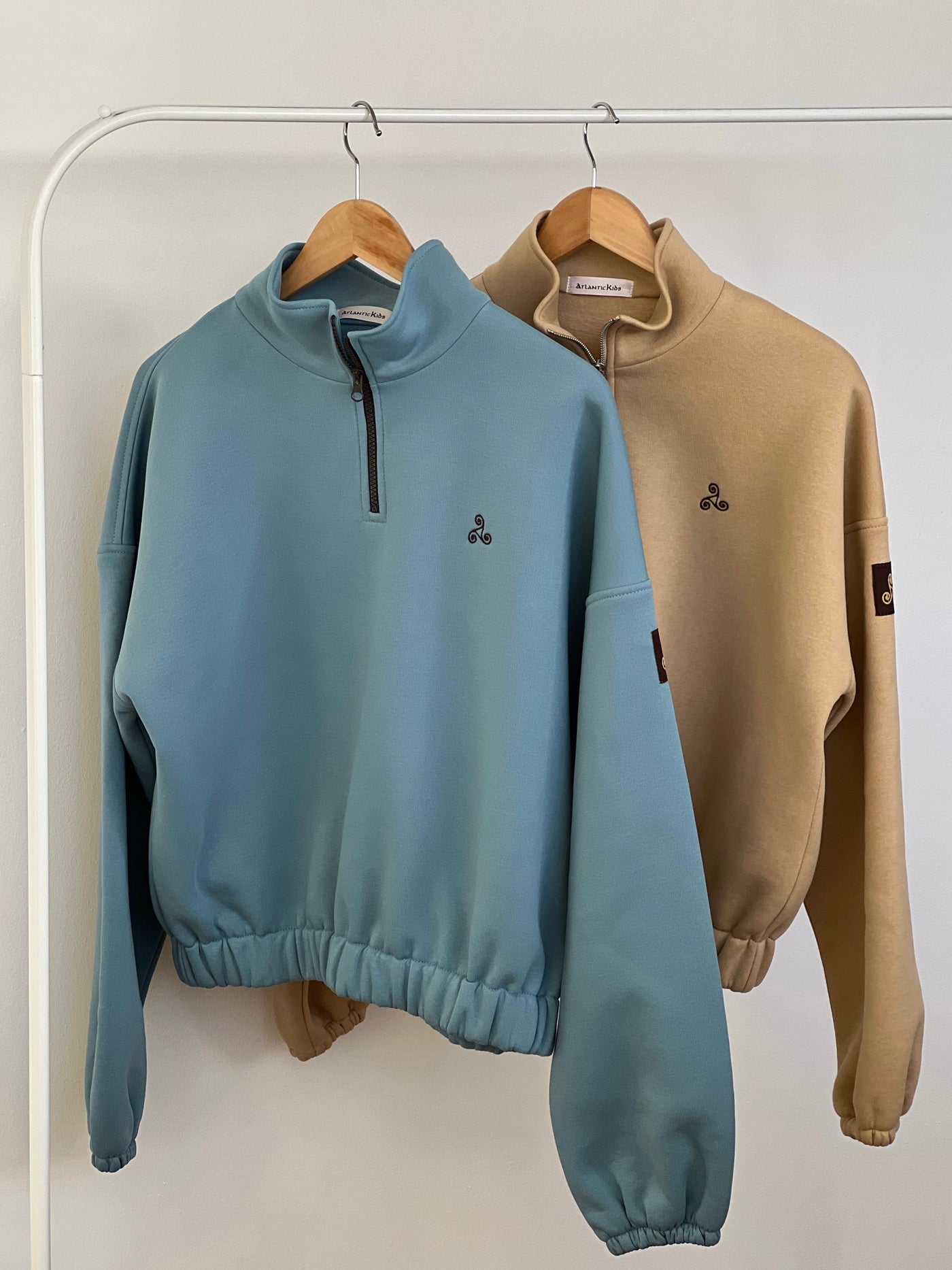 The Tailor's Crop Half-Zip/ See colors