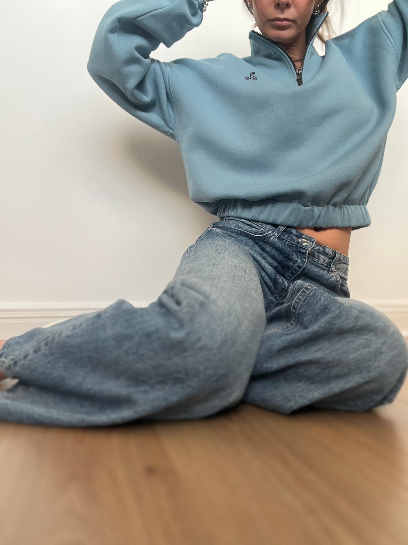 The Tailor's Crop Half-Zip/ See colors