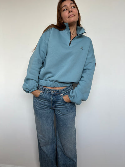 The Tailor's Crop Half-Zip/ See colors