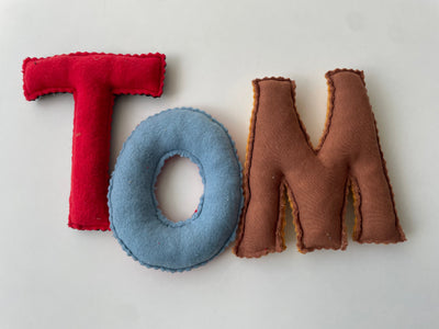 Custom Fabric Name Letters