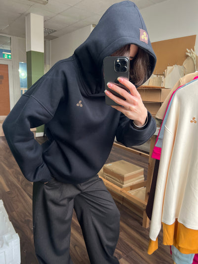 Classic fit warm hoodie Wicklow Wolf (black)