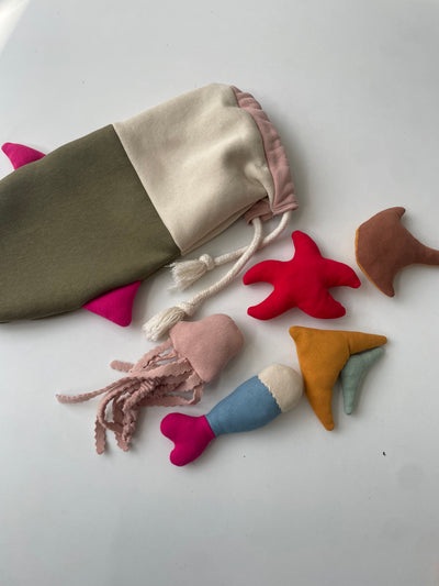 Purpose and Play Bag and Toys
