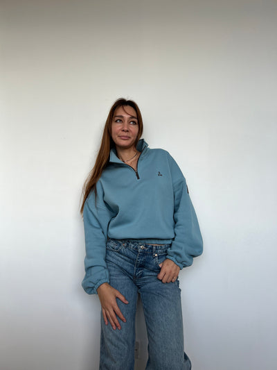 The Tailor's Crop Half-Zip/ See colors