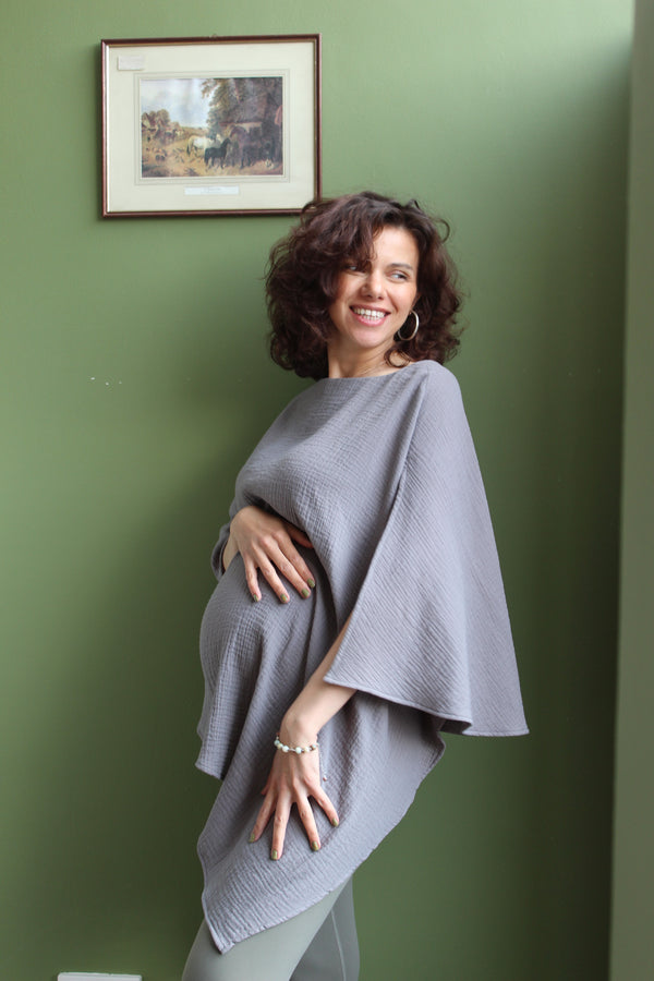 Maternity poncho