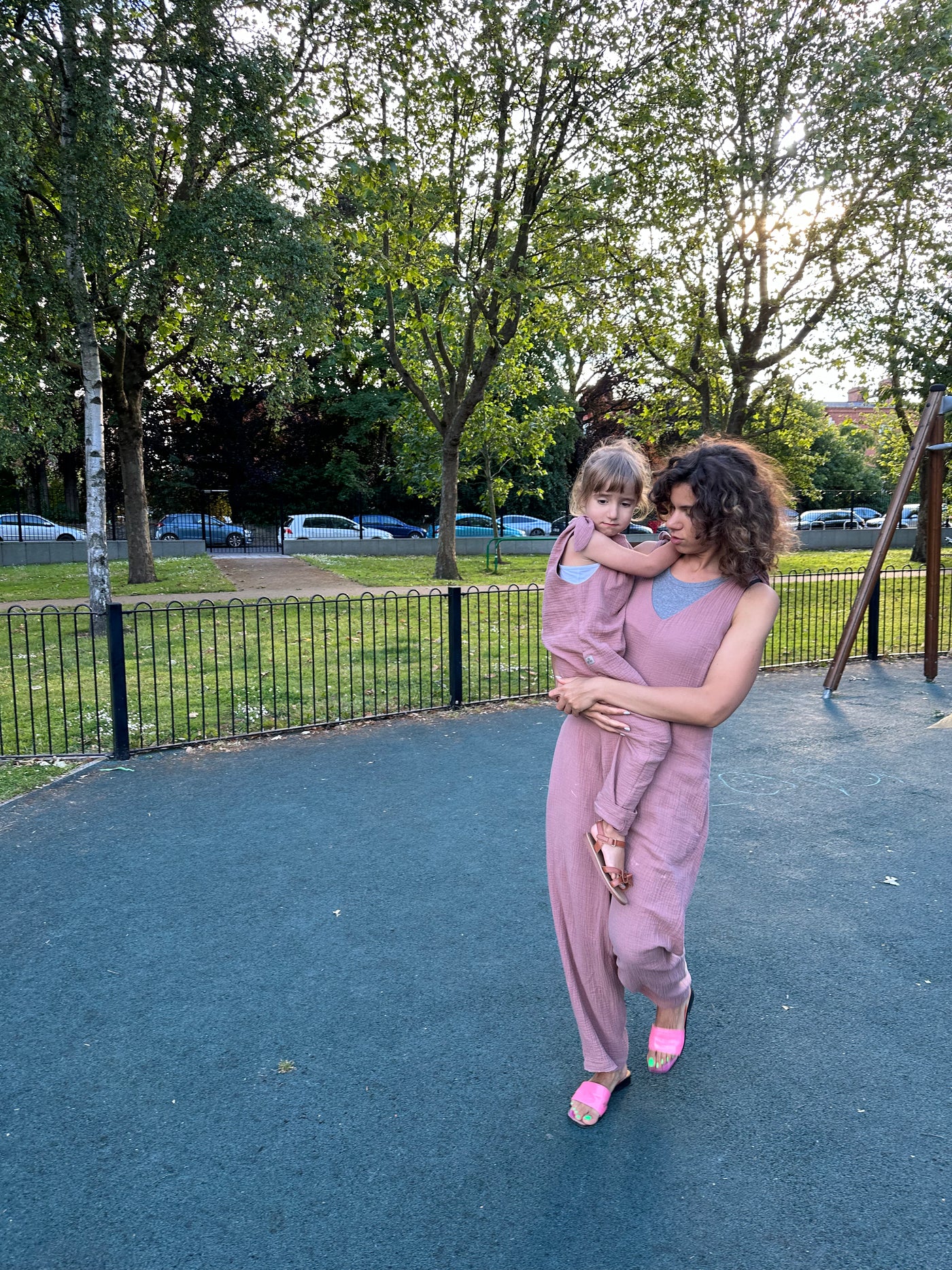Women's muslin overall