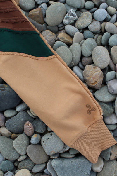 Zero waste crew neck - designer color block