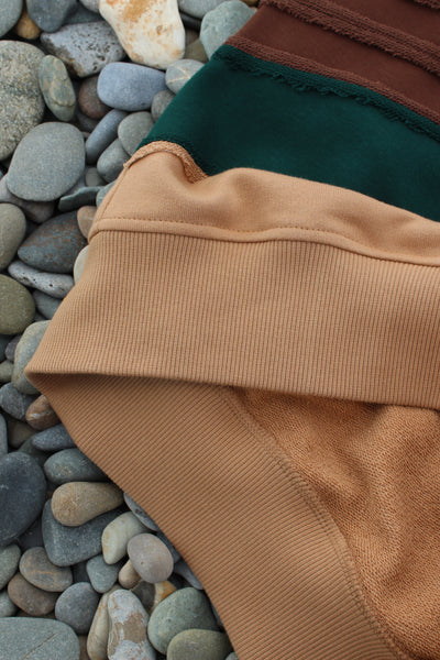 Zero waste crew neck - designer color block
