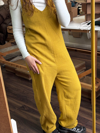 Muslin overall  in Mustard