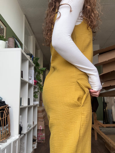 Muslin overall  in Mustard