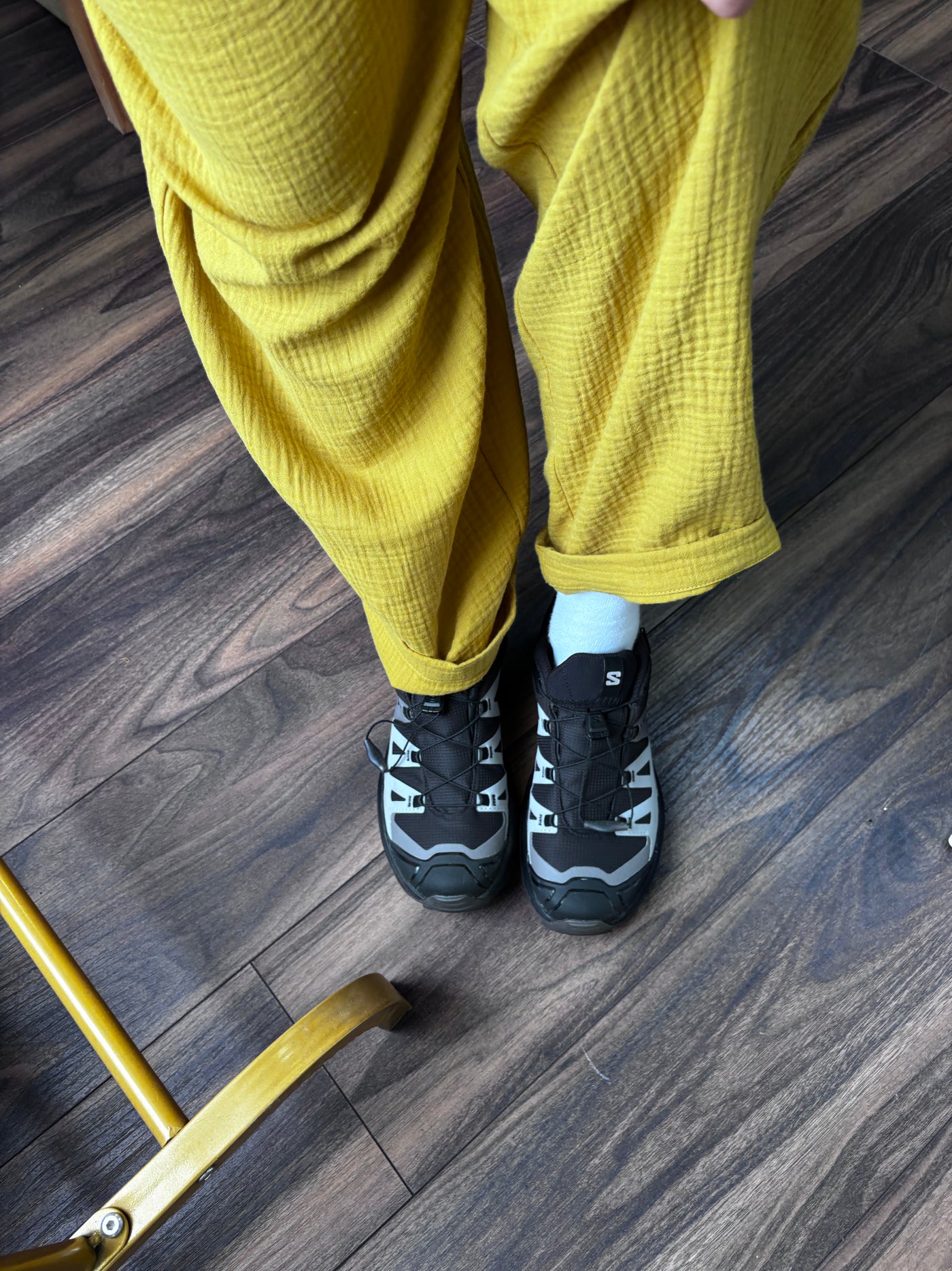 Muslin overall  in Mustard