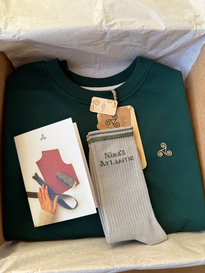 Irish Forest crew neck terry