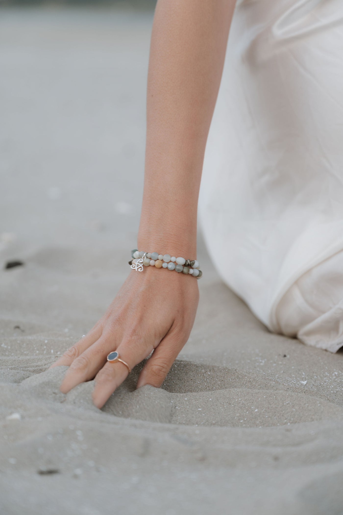 Aquamarine bracelet/choker