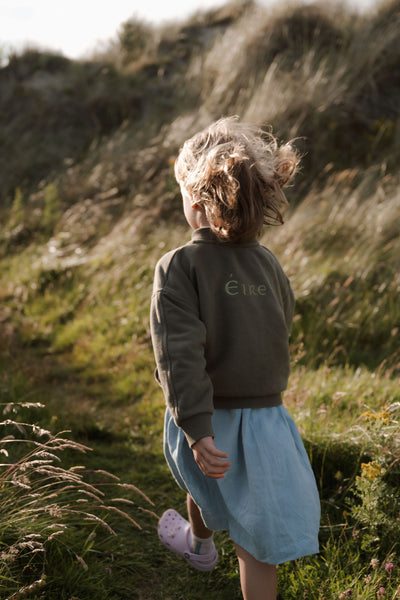 Zipped jacket with Éire embroidery