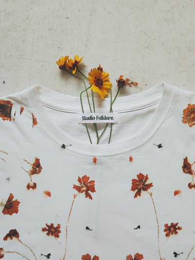 Natural flower dyed long sleeve / Limited Edition